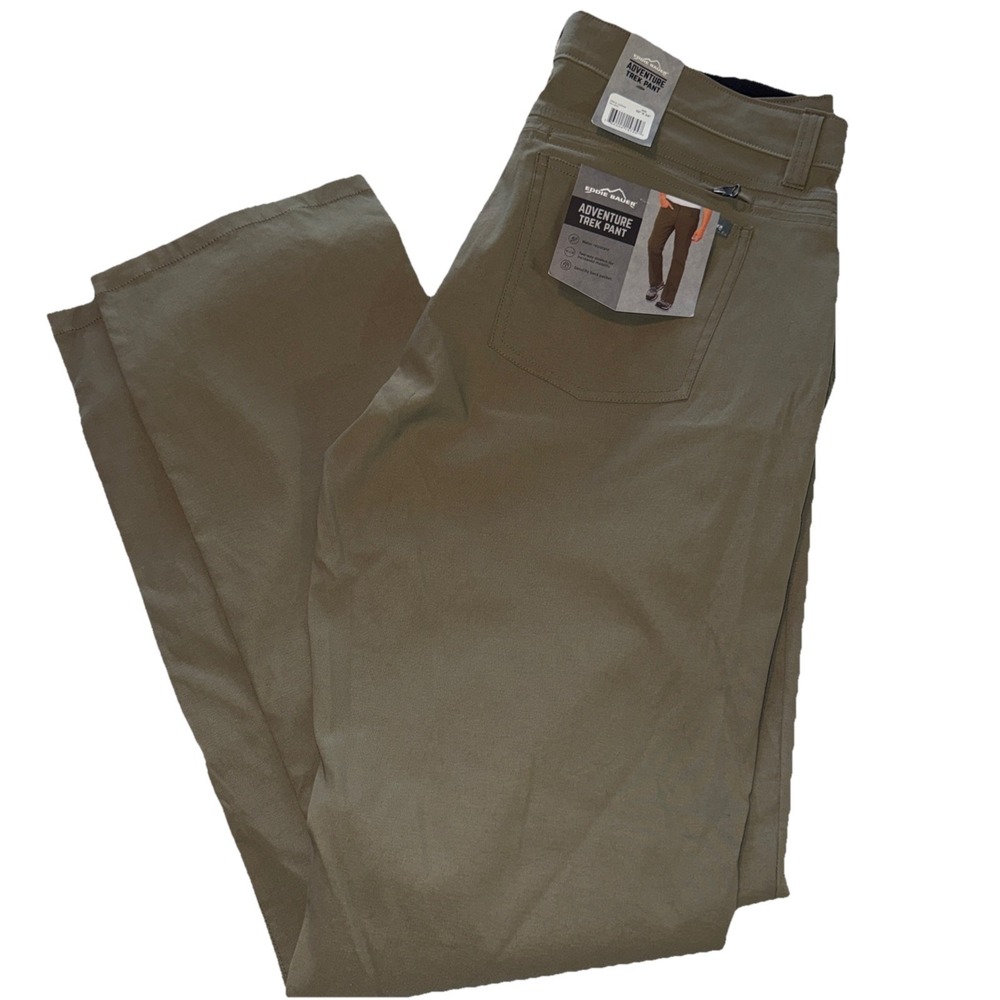 Men's Eddie Bauer Adventure Trek Tonya Size 36x34 Olive - Picture 2 of 5